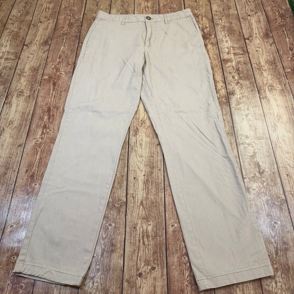 Old Navy Built-In Flex Chino Pants Mens 29x30 Beige Slim Stretch Casual